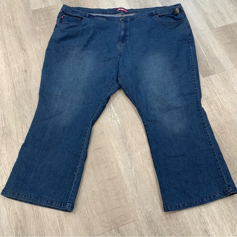 Woman Within Petite Bootcut Jeans.  Size 38P